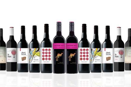 Mixed Aussie Red Dozen Ft. Yellow Tail Shiraz Grenache