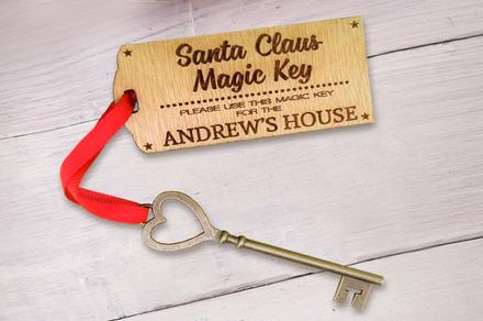 Personalised Key for Santa - Great Gift Idea!