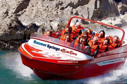 Exhilarating Jet Boat Ride in Hanmer Springs