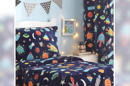 Ramesses Kids Glow-In-The-Dark Bedroom Set - Available in Four Designs