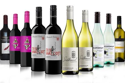 Delicious Premium Red and White Wine Mixed Dozen