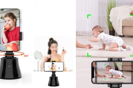 360° Rotation Auto Face & Object Tracking Smart Phone Mount