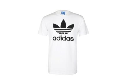 Adidas Men's White Trefoil T-Shirt - Four Sizes Available