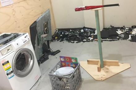 Smash and Destroy at a Break Room in Wollongong