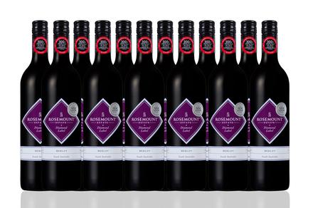 12 Bottles of Rosemount Estate 'Diamond Label' Merlot 2019 