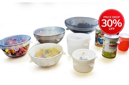 BOXING DAY SALE ! Reusable Silicone Stretch Lids - Available in a Six or 10 Pack