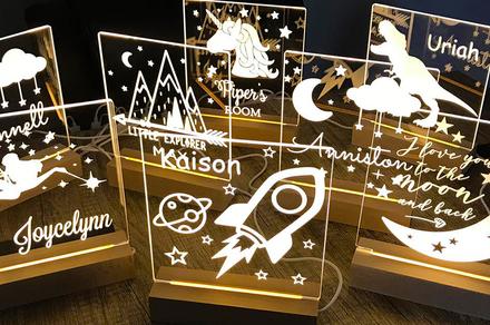 Personalised Night Lamps for Kids and Adults