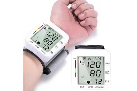 Digital Wrist Blood Pressure Monitor