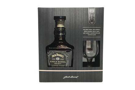Jack Daniel's Single Barrel Select Tennessee Whiskey 700ml + Tasting Glass