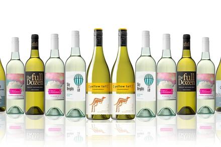 Mixed White Wine Dozen Ft. Yellow Tail Chardonnay