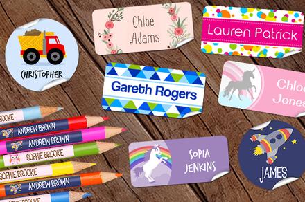 Personalised Kids Name Labels