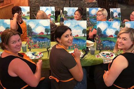 Two-Hour Social Painting Class - Three Locations
