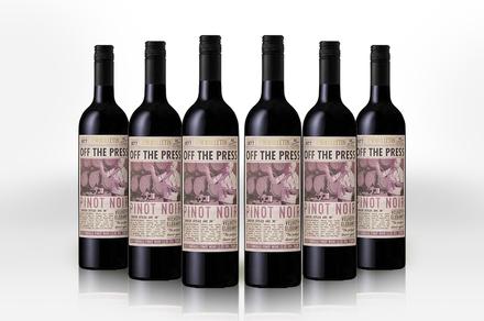 Six Bottles of McWilliams Off The Press Pinot Noir 2019