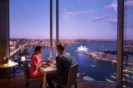 Sydney: Gourmet Three-Course or Five-Course Dinner with Glass of Sparkling Wine at Altitude 