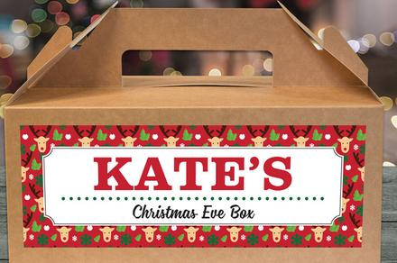 Personalised Christmas Eve Box to Fill with Festive Goodies!