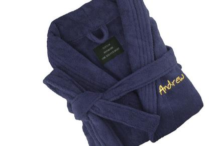 Personalise Your Own Egyptian Cotton Bath Robe