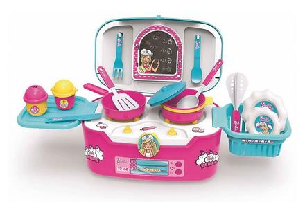 Barbie Portable Kitchen Case w/ Accessories