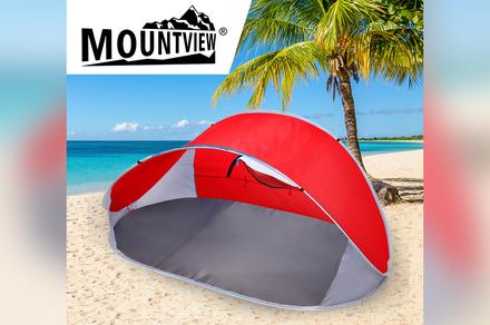 Mountview Four-Person Pop Up Beach Tent - Three Colours Available