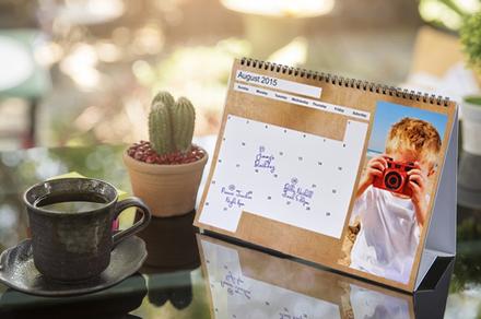 Personalised Calendars in Four Sizes
