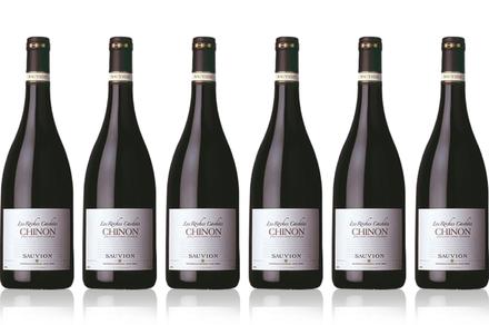 Six Bottles of Sauvion Tradition Les Roches Cachees Chinon AOP 2016