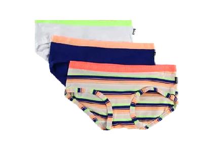 Three Pack of Bonds Women's Hipster Cotton Boyleg Underwear | Multi Colour