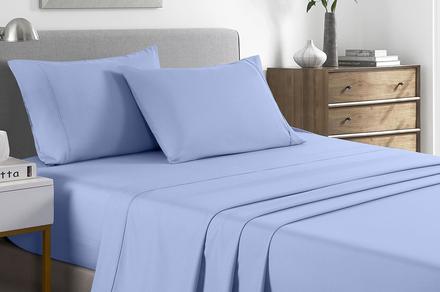 Royal Comfort Bamboo Cooling 2000TC Sheet Set Available in Four Colours | Queen