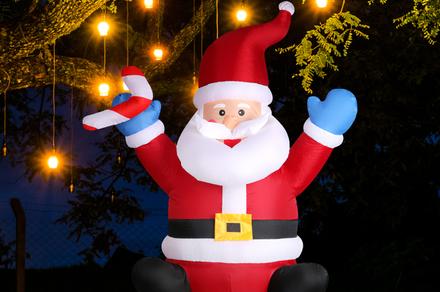 Santaco Santa Inflatable Christmas Outdoor Decoration