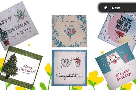 Plantable Cards with Personalised Gift Tag