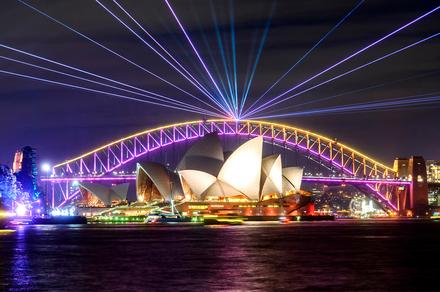 Sydney: See the Dazzling City Lights with a 90-Minute Vivid Sydney Cruise on the Harbour