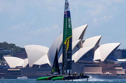 Sydney: Witness the Excitement of KPMG Australia Sail Grand Prix I Sydney with Genesis Island Package Experience 