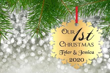 Personalised Engraved Acrylic Christmas Ornaments