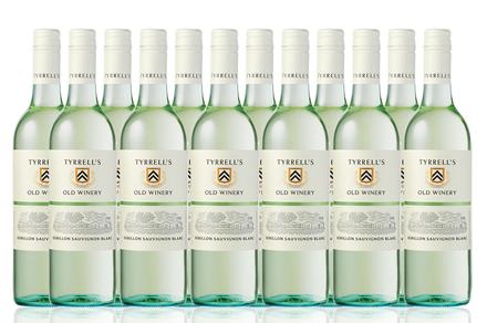12 Bottles of Tyrrell's Old Winery Semillon Sauvignon Blanc 2020
