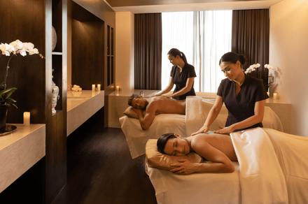 Sydney: Shangri-La Lavish Spa Experience for Two with High Tea, Glass of Sparkling Wine & Health Club Access