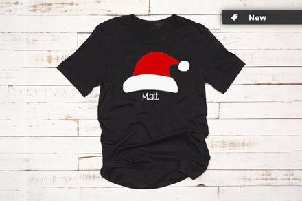 Create Your Own Personalised Santa Hat T-Shirts