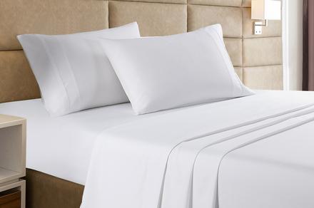 FLASH SALE! Casa Décor Double Size Bamboo Cooling 2000TC Sheet Set - Multiple Colours!