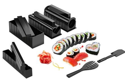 10-Piece Sushi Roll Maker and Spatula Set