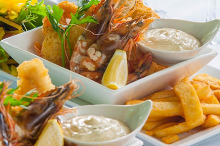 Seafood Platter with Bottle of Semillon or Soft Drink Jug per Couple at The Chatswood Club