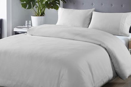 FLASH SALE! Royal Comfort King Size Blended Bamboo Quilt Cover Set - Multiple Colours!