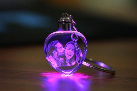 Personalised Photo Keychains in Crystal