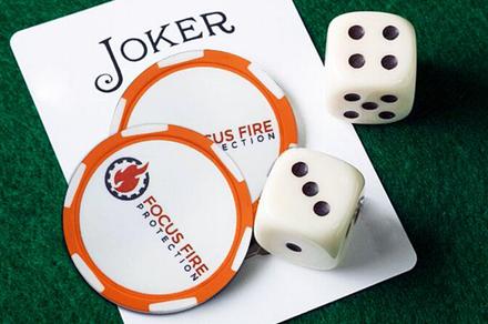 Pack of 30 Personalised Poker Chips 