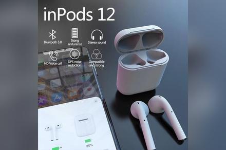 Wireless Earbuds inPods 12 Touch Control | White 