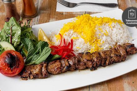 Two-Course Takeaway Persian Meal with Soft Drink in Parramatta