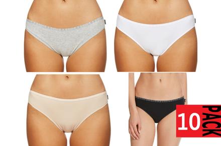 10 Pack of Bonds Women's Hipster Bikini | Assorted Colours