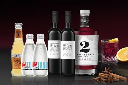 Gold Medal Winning Shiraz Gin, Mixers and Wine Combo Pack