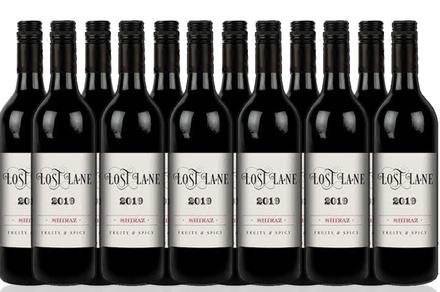 12 Bottles of Lost Lane Shiraz 2019