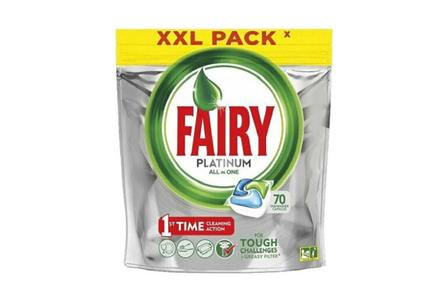 Fairy Platinum All-in-One Dishwashing Tablets | 70PK or 210PK