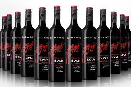 12 Bottles of Yellow Tail Brilliantly Bold Cabernet Sauvignon Dozen NV