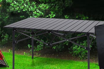 Levede Black Foldable Camping Table