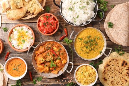 Indian Lunch or Dinner in Petone with Sides and Soft Drinks
