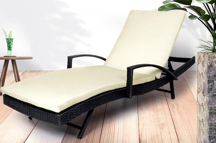 Levede Sun Lounger | Beige